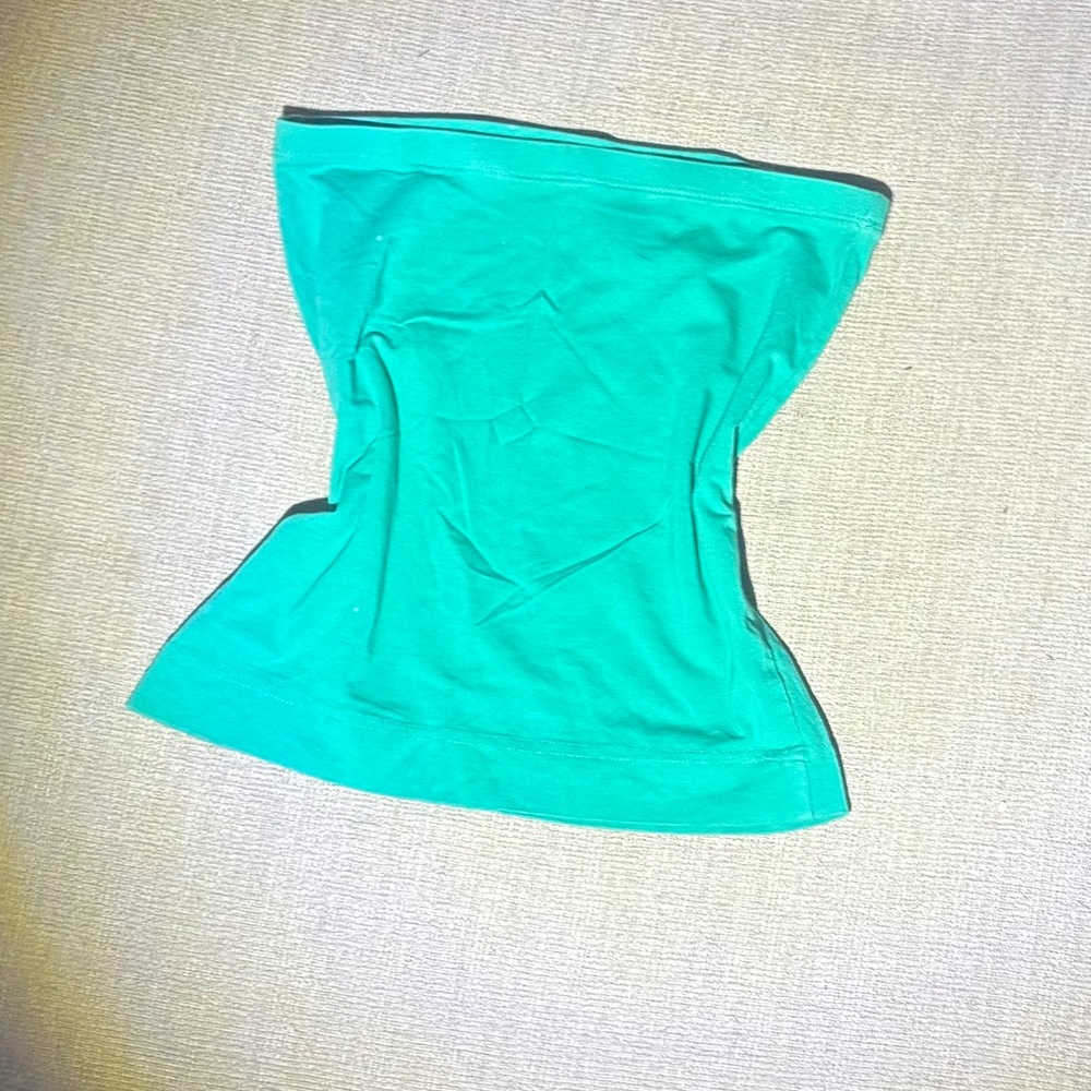 H&M Green Tube Top